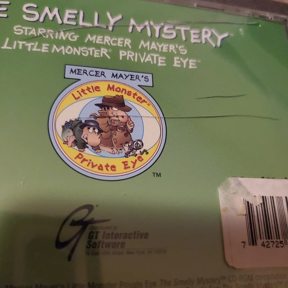 The Smelly Mystery Starring Mercer Mayer's Little Monster Private Eye Game